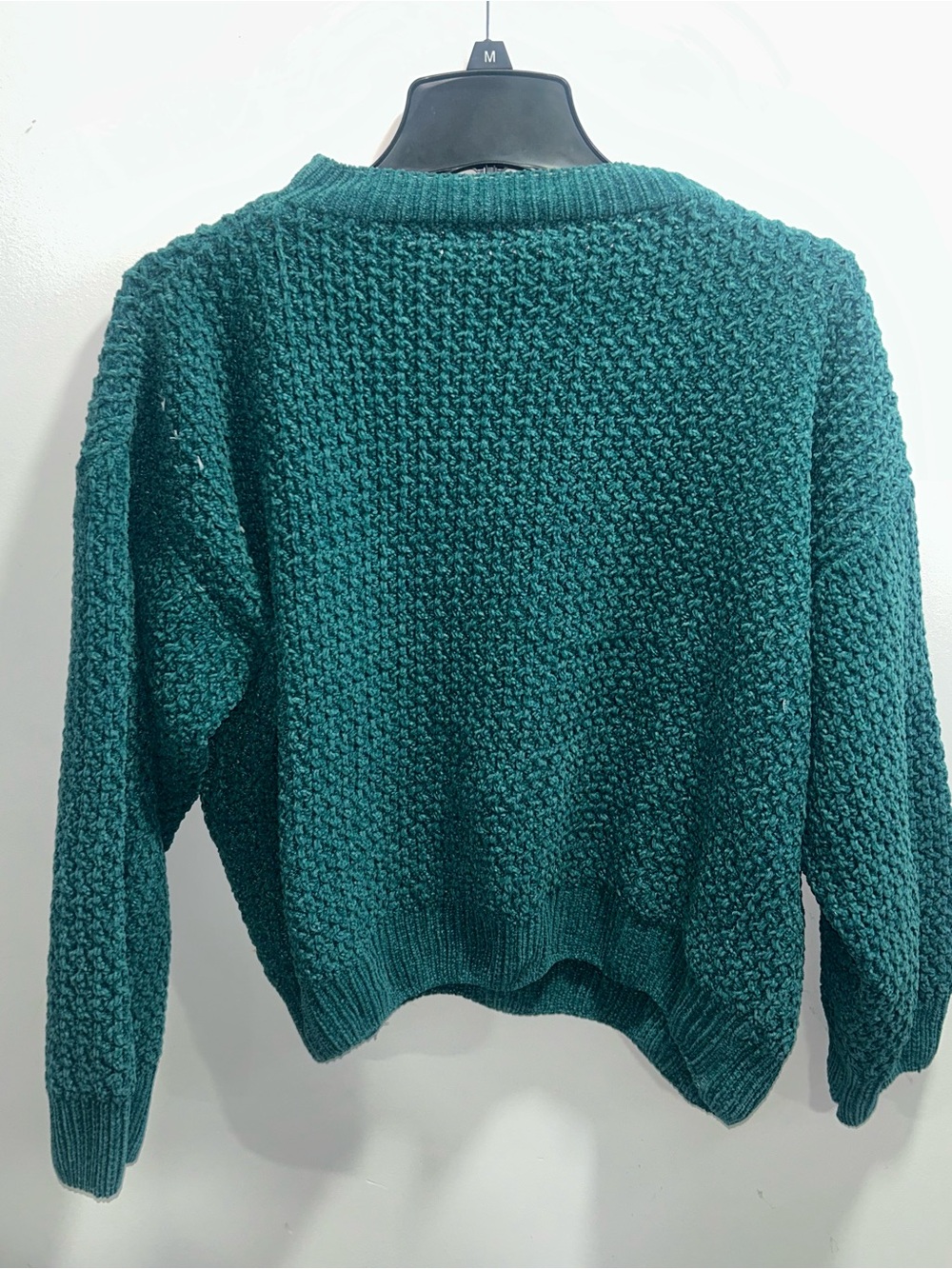 Emerald Knit Crewneck Sweater